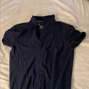 Banana republic navy blue shirt
